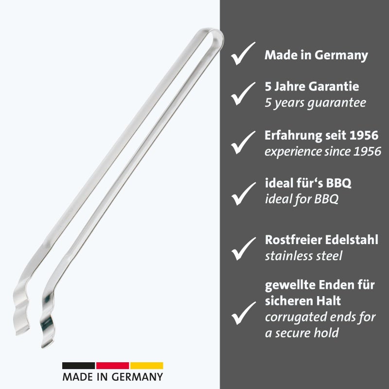 Westmark Sausage Tongs Bent, 13.4", Stainless Steel - Image 3